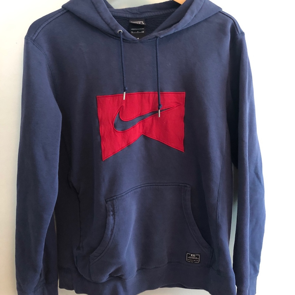 blue and red nike hoodie